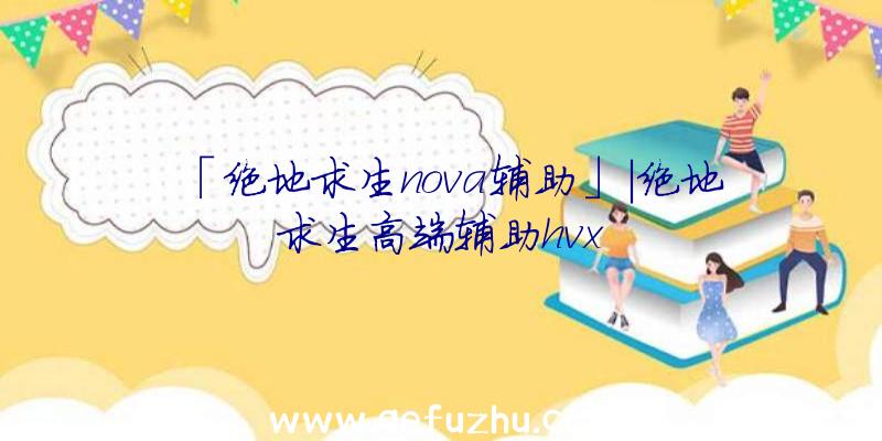 「绝地求生nova辅助」|绝地求生高端辅助hvx